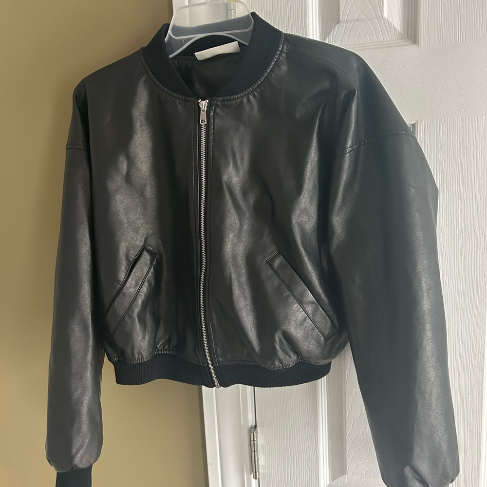 Black Bomber Jacket